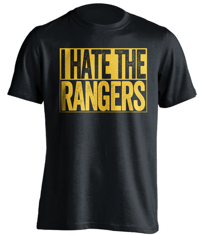 I Hate The Rangers Pittsburgh Penguins black TShirt