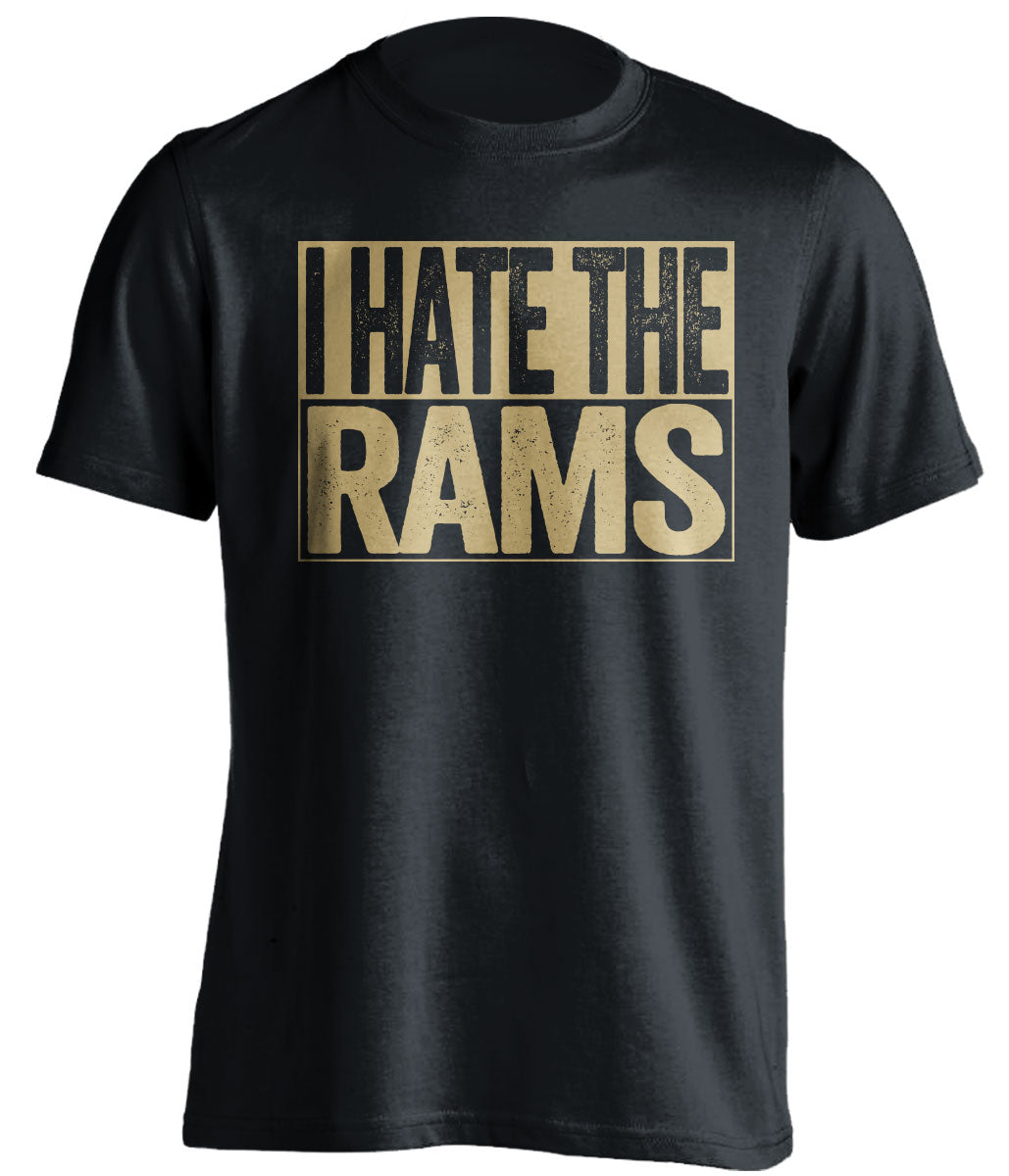 i hate the rams black shirt for st louis rams fans