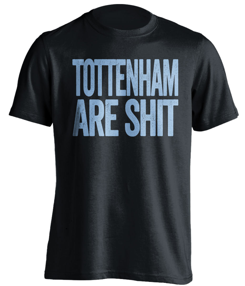 tottenham are shit mcfc fan black shirt