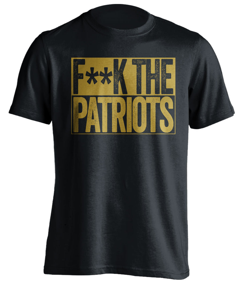 FUCK THE PATRIOTS Baltimore Ravens black Shirt