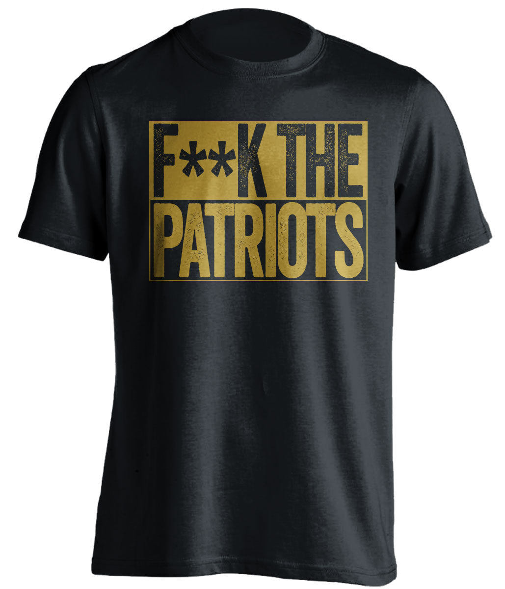 FUCK THE PATRIOTS Baltimore Ravens black Shirt