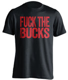 fuck the bucks miami heat bulls black tshirt uncensored