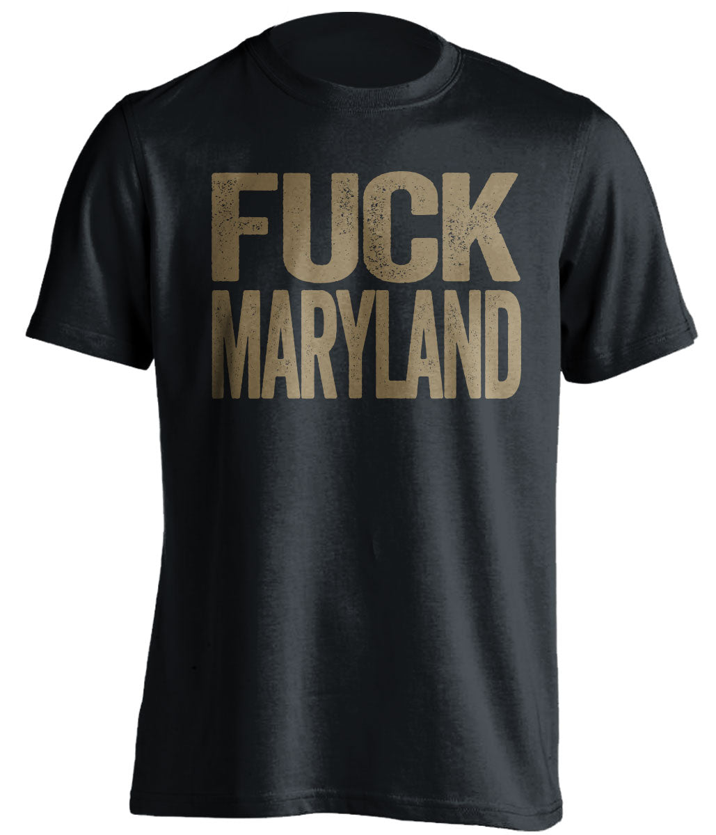 fuck maryland crab bowl navy midshipmen black tshirt uncensored