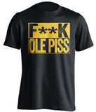 fuck ole piss miss lsu tigers black shirt censored