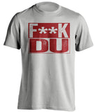 fuck du denver UMD duluth bulldogs grey shirt censored