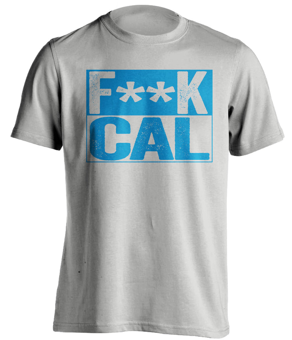 fuck cal censored grey shirt for ucla bruins fans
