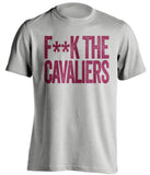 fuck the cavaliers censored grey tshirt hokies fan