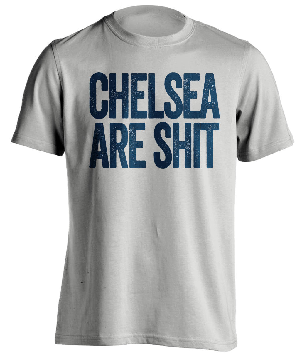 chelsea are shit tottenham hotspur grey shirt