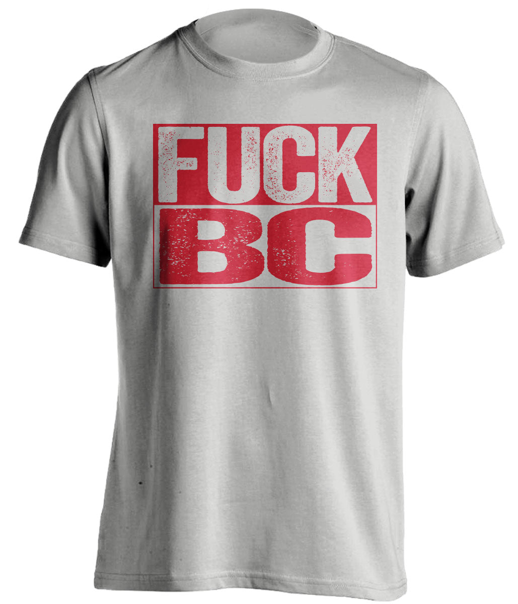 FUCK BC - Boston Terriers Fan T-Shirt - Box Design - Beef Shirts