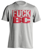 FUCK BC - Boston Terriers Fan T-Shirt - Box Design - Beef Shirts
