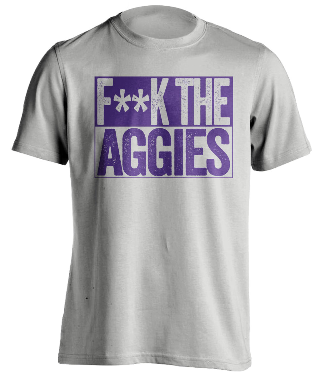 FUCK THE AGGIES - LSU Tigers Fan T-Shirt - Box Design - Beef Shirts