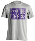 FUCK THE AGGIES - LSU Tigers Fan T-Shirt - Box Design - Beef Shirts
