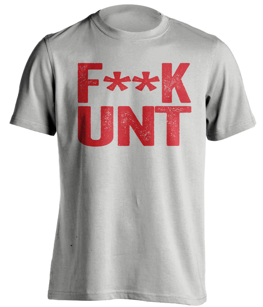 fuck unt smu mustangs grey tshirt censored