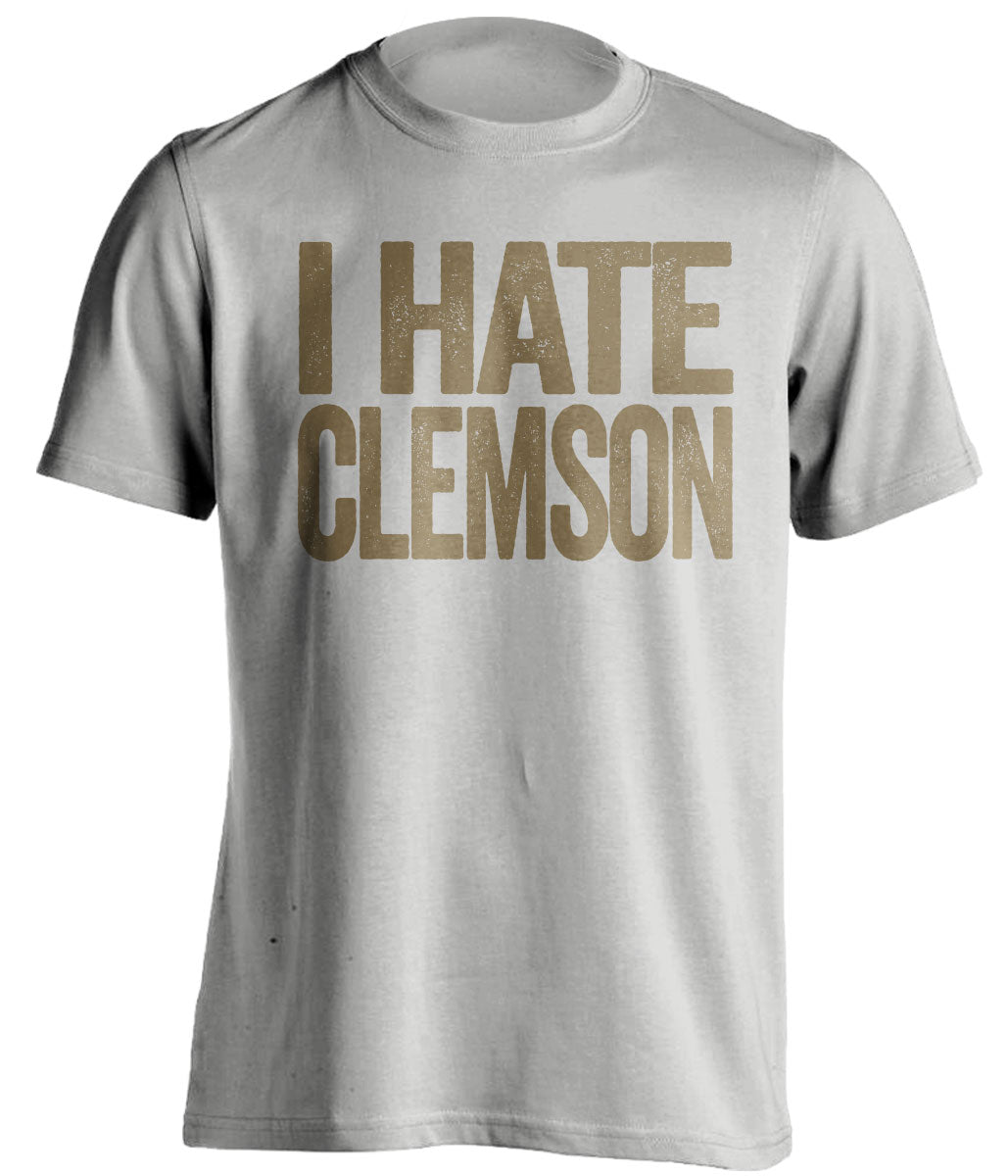 i hate clemson notre dame grey shirt
