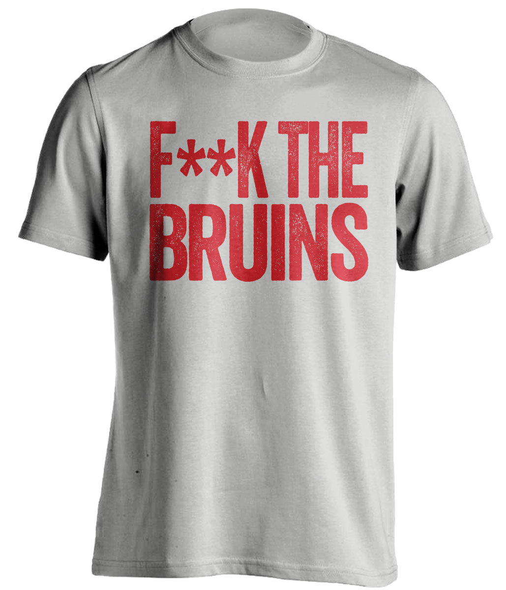 fuck the bruins censored grey tshirt montreal habs fans