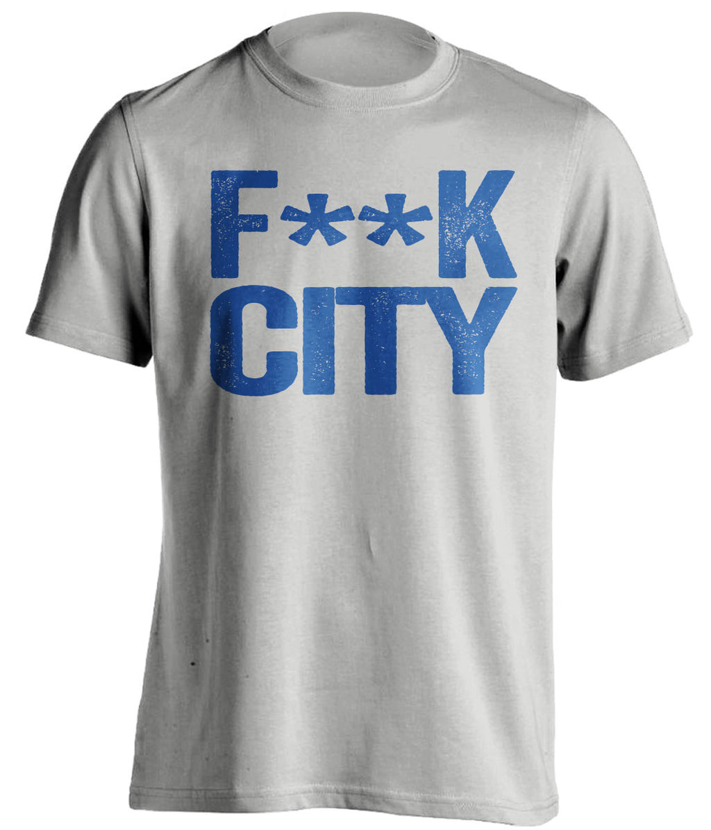 F**K CITY Bristol Rovers FC grey Shirt