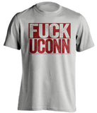 fuck uconn umass minutemen grey shirt uncensored