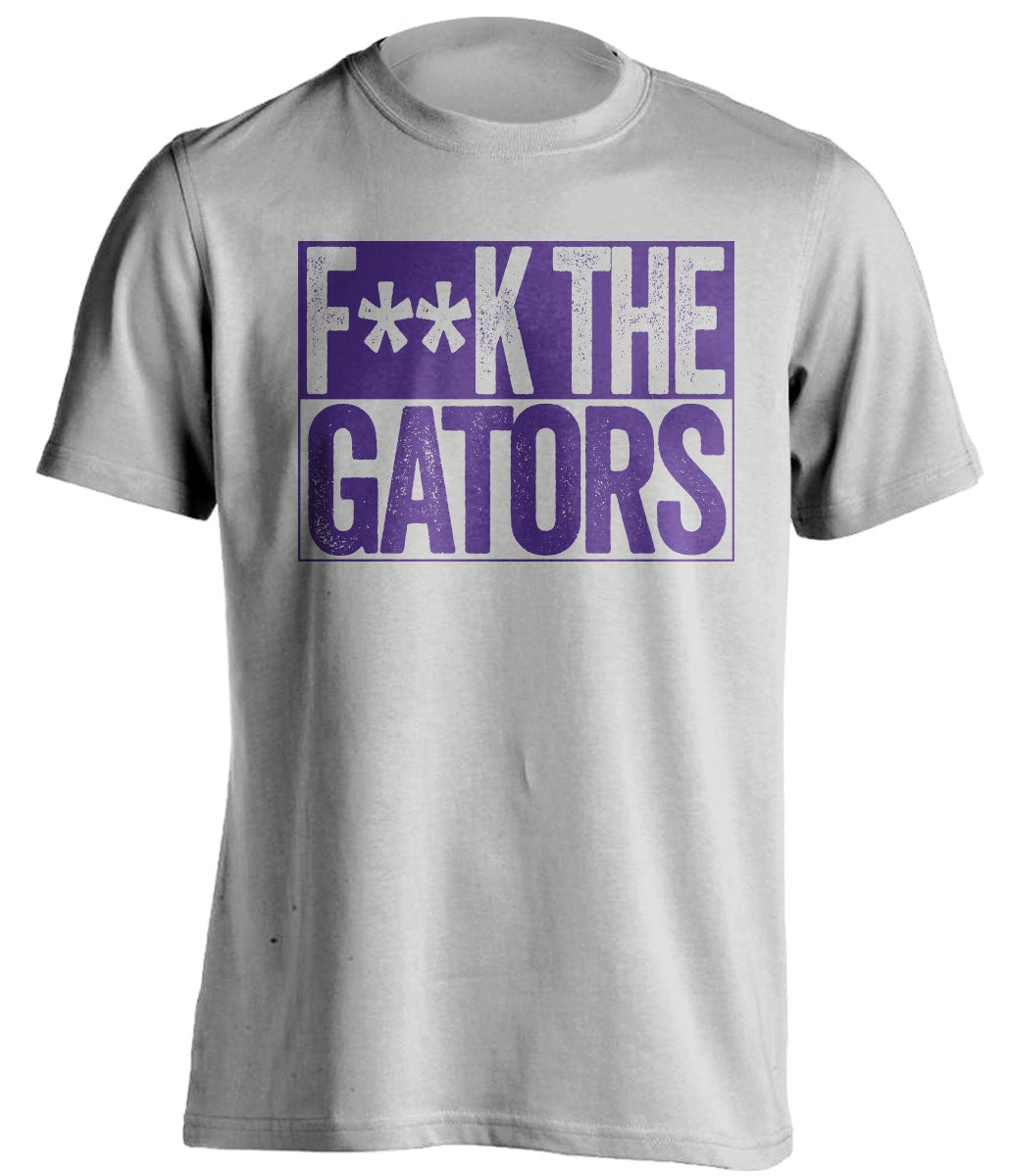 FUCK THE GATORS - LSU Tigers Fan T-Shirt - Box Design - Beef Shirts