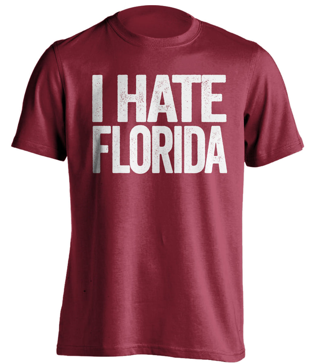 i hate florida gators alabama bama tide red tshirt