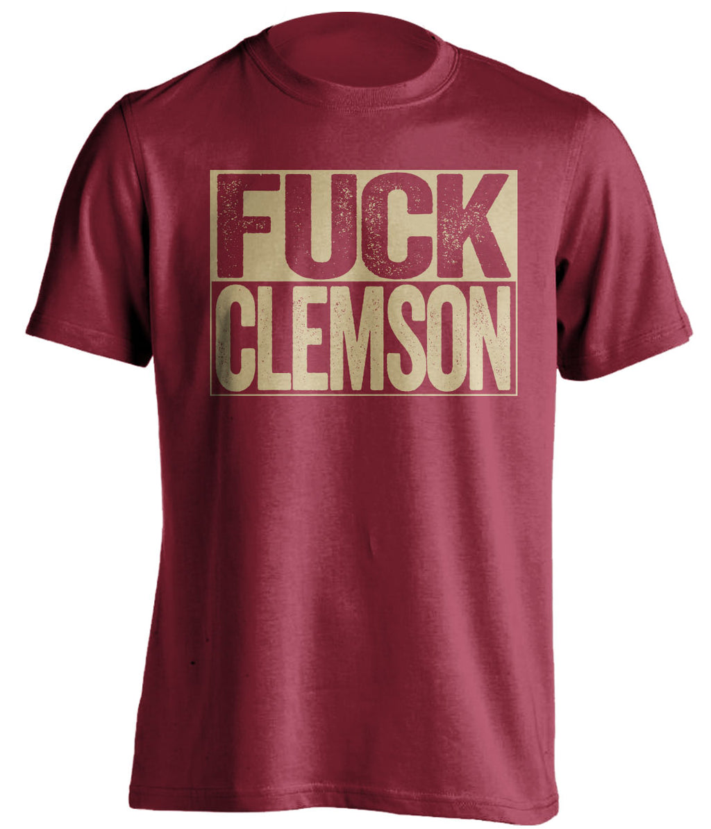 fuck clemson fsu seminoles red shirt uncensored