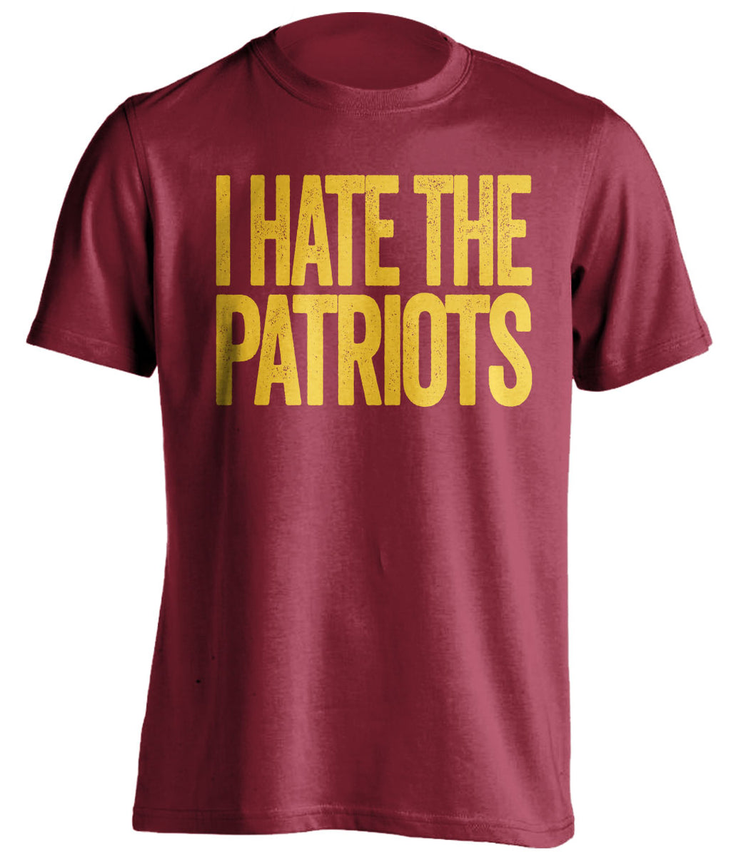 i hate the new england patriots washington redskins tshirt