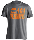 fuck the penguins NYI islanders fan censored grey shirt