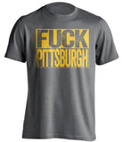 fuck pittsburgh ga tech yellow jackets shirt