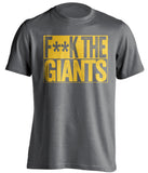 fuck the giants san diego padres grey shirt censored