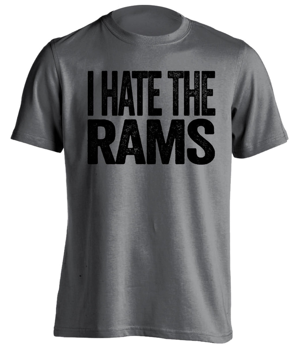 rams hater grey shirt oakland raiders