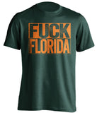 fuck florida gators miami hurricanes green shirt uncensored