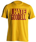 i hate goodell gold shirt washington redskins fans