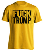 fuck trump anti fascist shirt gold shirt uncensored