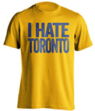 i hate toronto leafs buffalo sabres gold tshirt