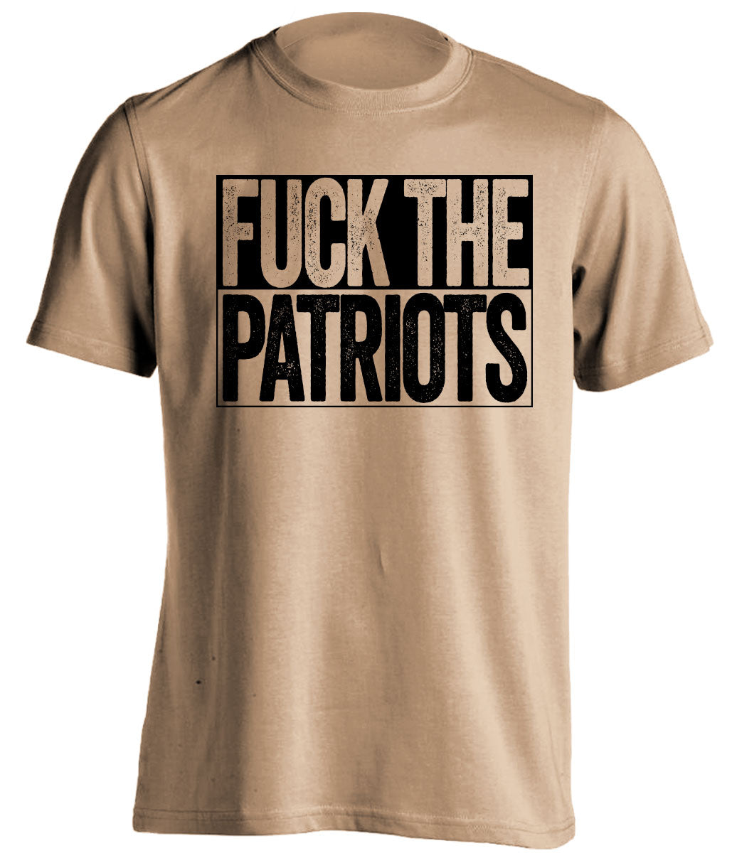 new orleans saints old gold shirt fuck the patriots uncensored