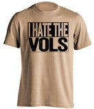 i hate the vols old gold and black shirt vandy fan 