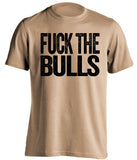 fuck the bulls uncensored old gold tshirt for ucf knights fans