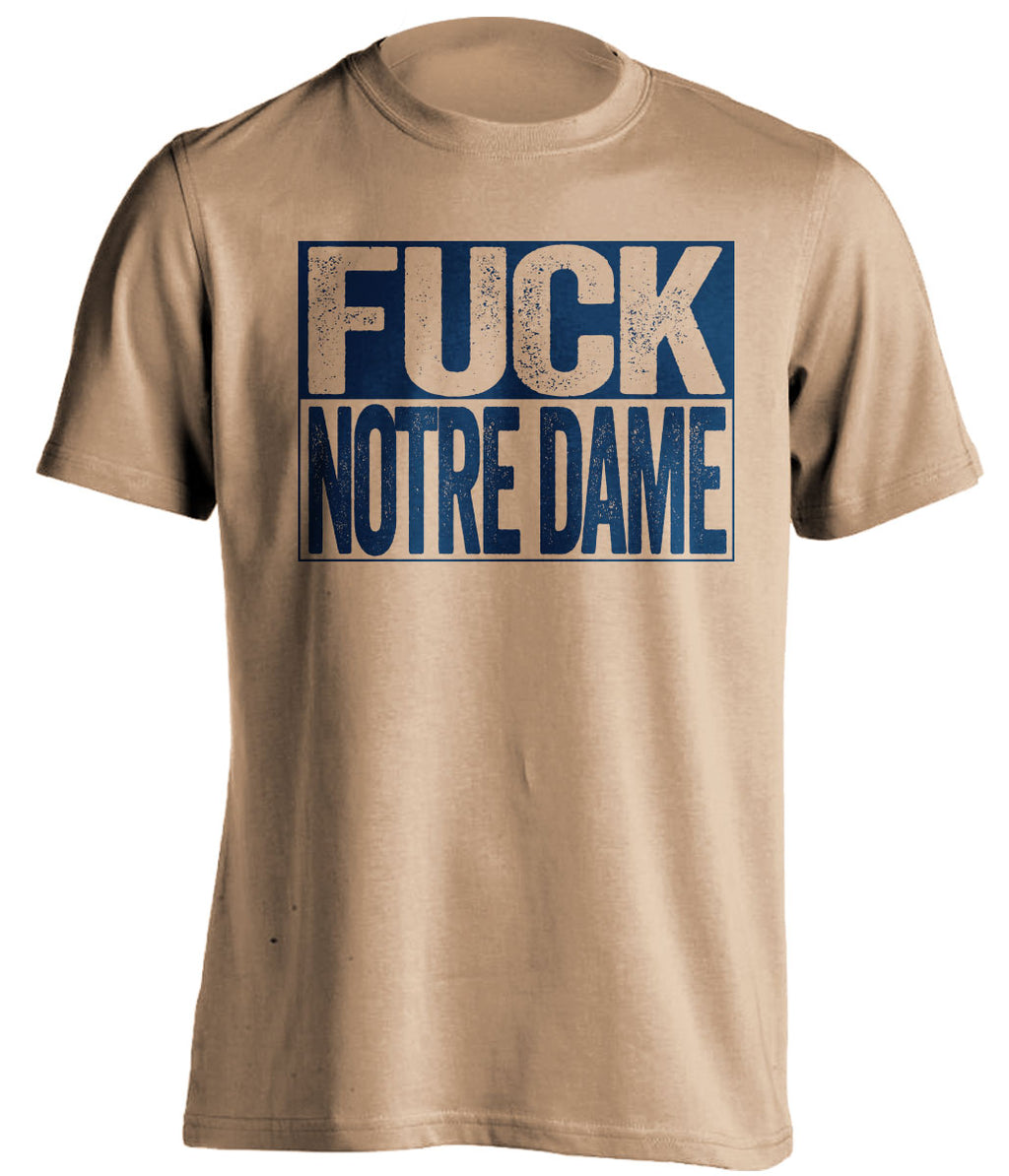fuck notre dame old gold shirt pittsburgh panthers uncensored
