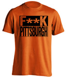 fuck pittsburgh baltimore os shirt