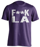 fuck la dodgers colorado rockies purple tshirt censored