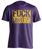 fuck pittsburgh baltimore ravens shirt