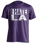 i hate la dodgers colorado rockies fan purple shirt