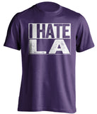 i hate la dodgers colorado rockies fan purple shirt