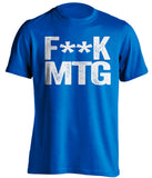 fuck mtg margaret taylor greene georgia democrat blue tshirt censored