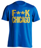 fuck chicago blackhawks st louis blues blue tshirt censored