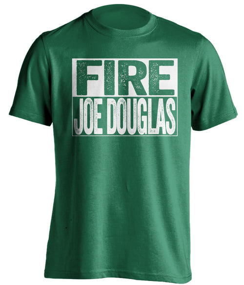 fire joe douglas new york jets NYJ green shirt