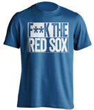 fuck the red sox dodgers blue shirt censored