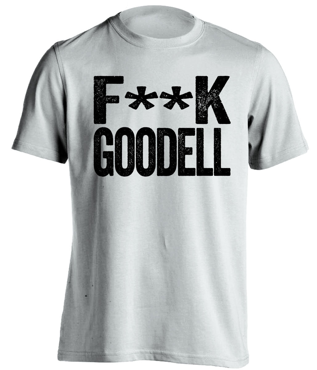 fuck goodell white censored tshirt saints fans
