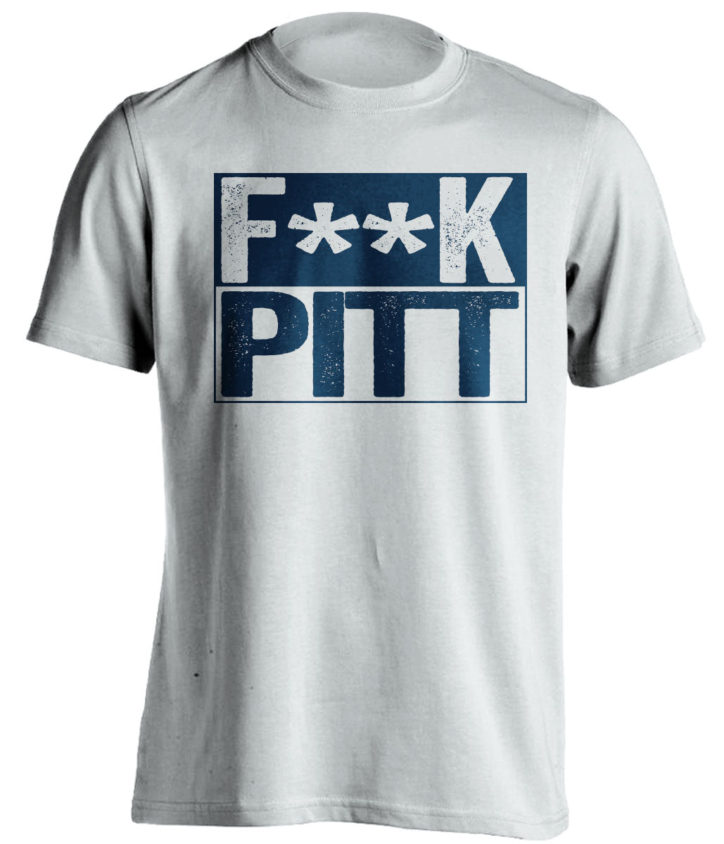 FUCK PITT - West Virginia Mountaineers Fan T-Shirt - Box Design - Beef Shirts