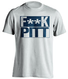 FUCK PITT - West Virginia Mountaineers Fan T-Shirt - Box Design - Beef Shirts