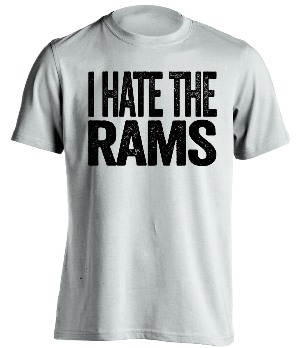 rams hater white shirt oakland raiders